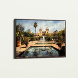 Landscape 256 Canvas Art 60 x 40 cm / Black