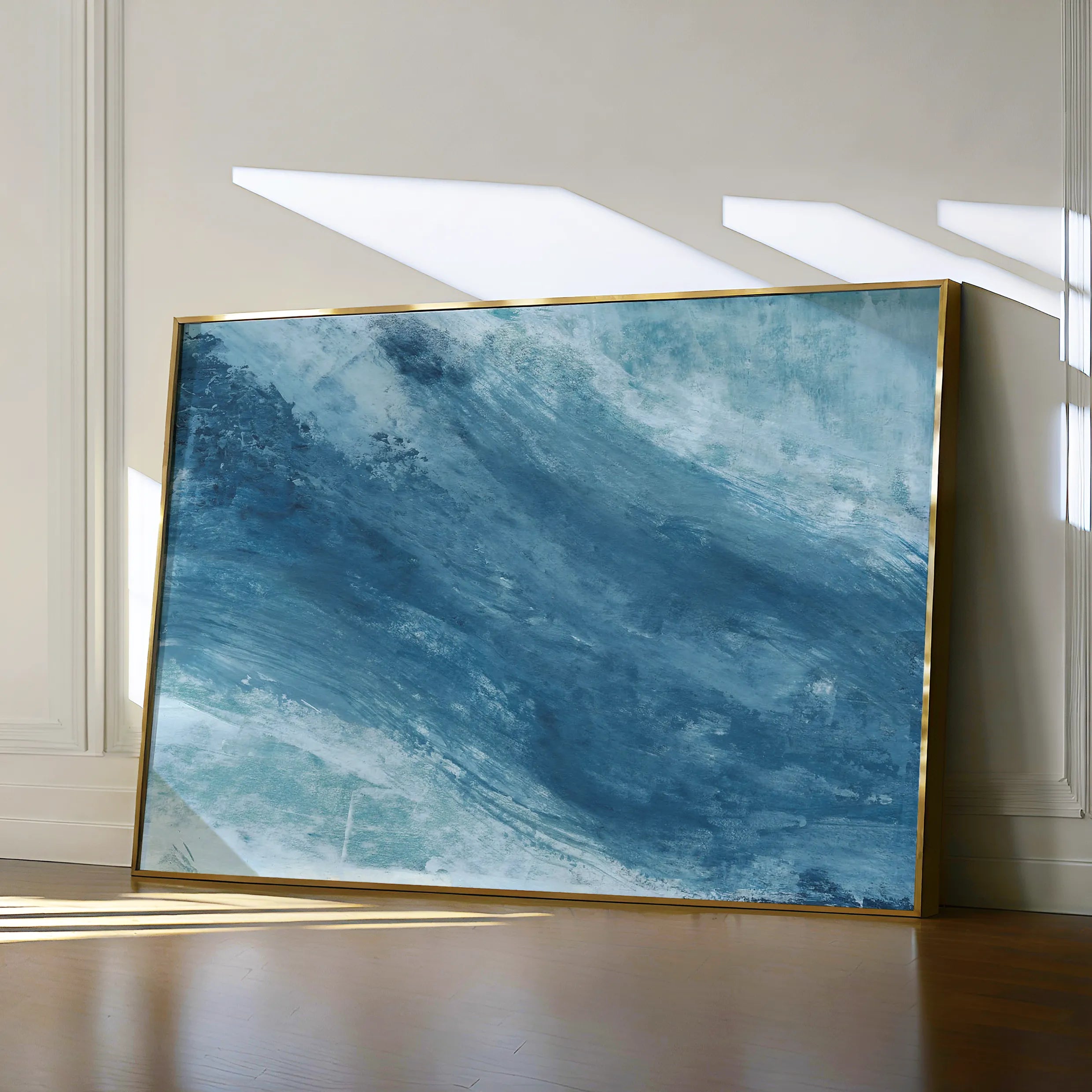 Abstract 257 Canvas Art 60 x 40 cm / Black
