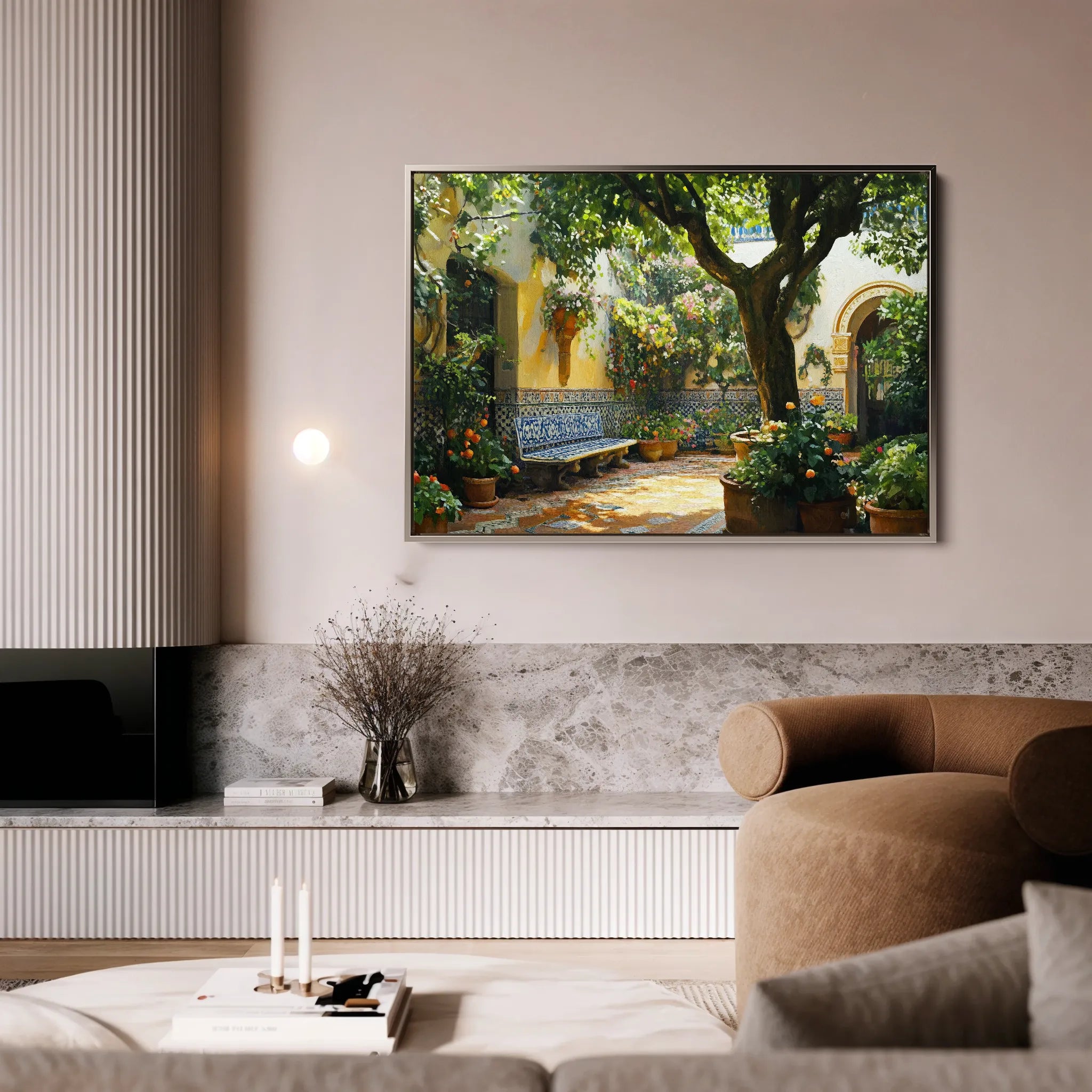 Landscape 257 Canvas Art 60 x 40 cm / Black
