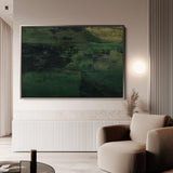 Abstract 258 Canvas Art 60 x 40 cm / Black