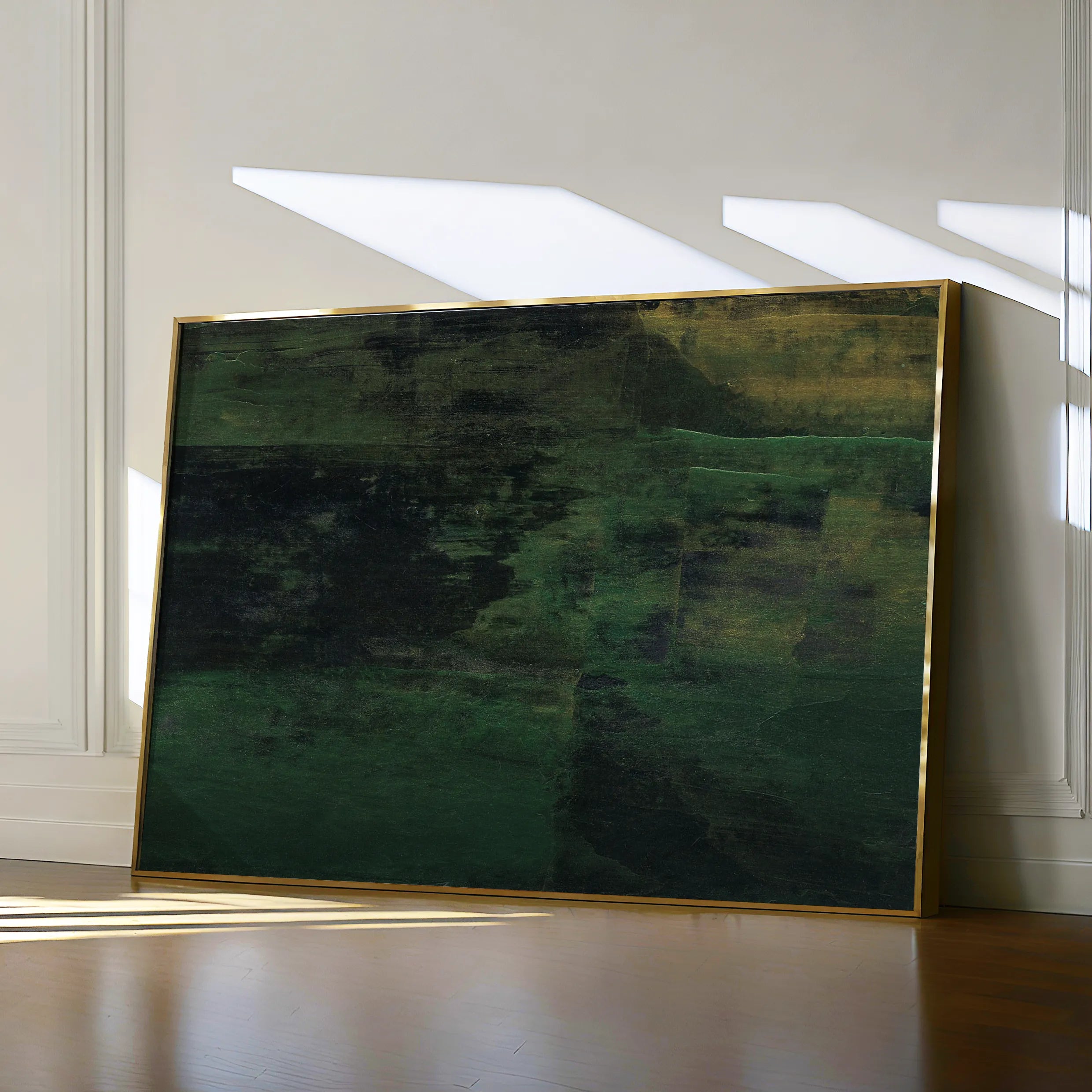 Abstract 258 Canvas Art 60 x 40 cm / Black