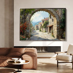 Landscape 258 Canvas Art 60 x 40 cm / Black