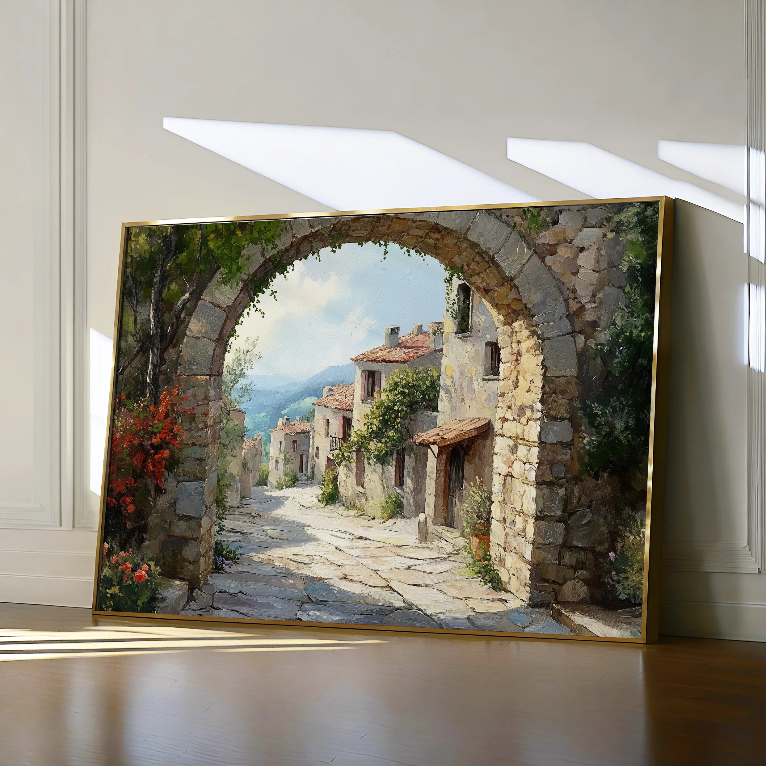 Landscape 258 Canvas Art 60 x 40 cm / Black