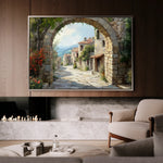 Landscape 258 Canvas Art 60 x 40 cm / Black