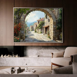 Landscape 258 Canvas Art 60 x 40 cm / Black