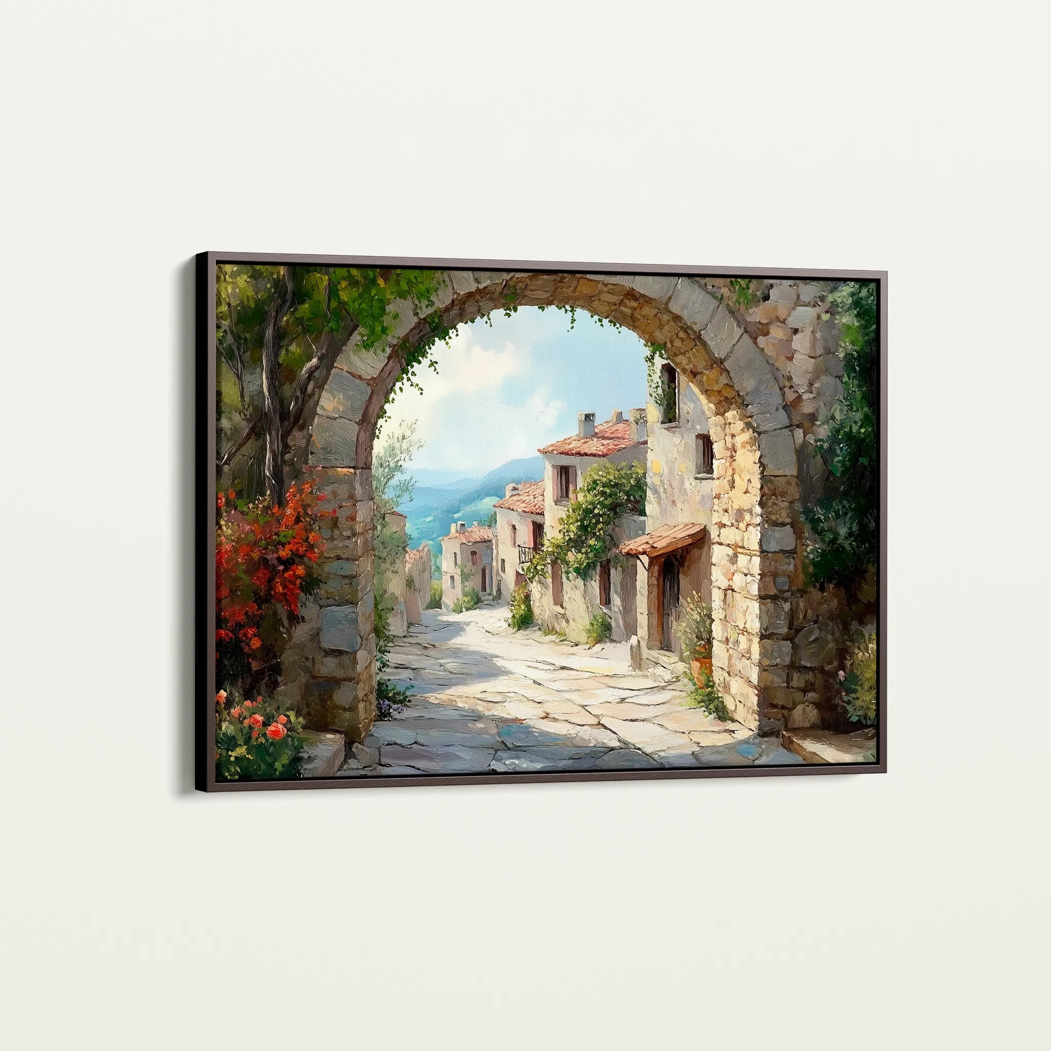 Landscape 258 Canvas Art 60 x 40 cm / Black