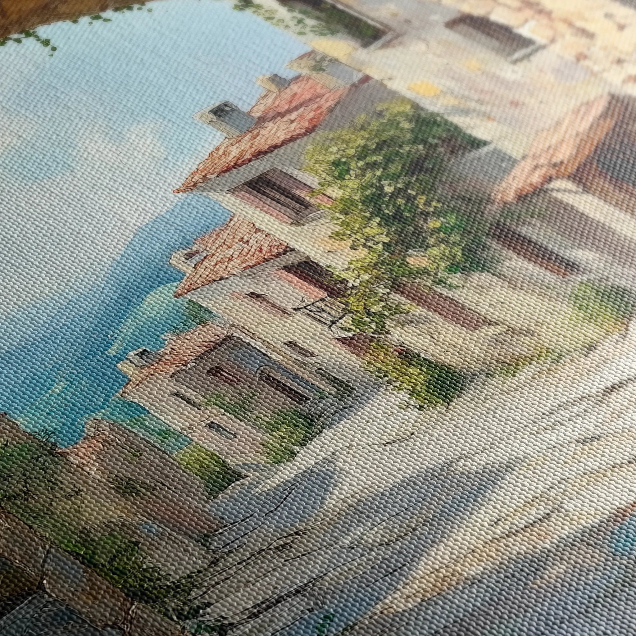 Landscape 258 Canvas Art 60 x 40 cm / Black