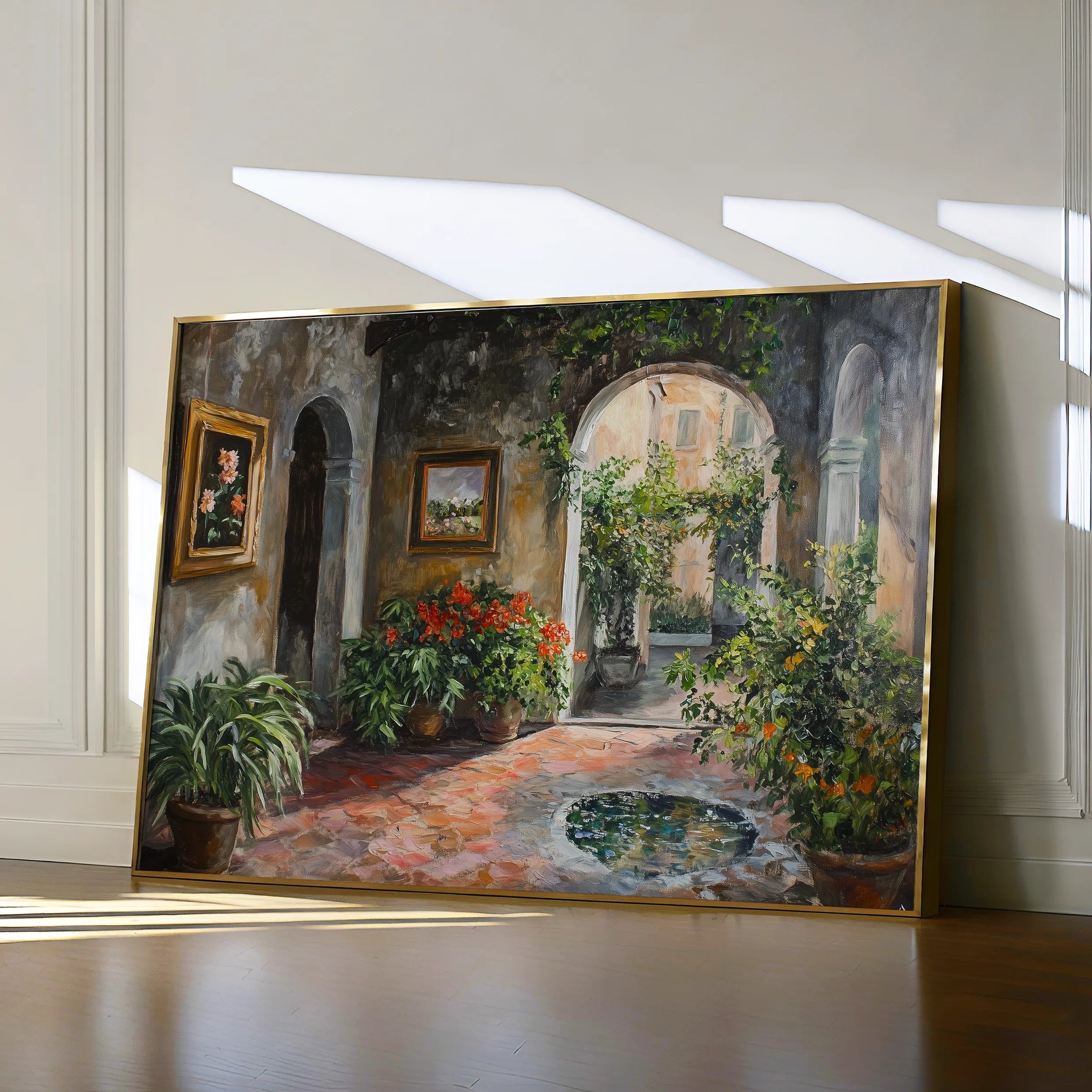 Landscape 259 Canvas Art 60 x 40 cm / Black