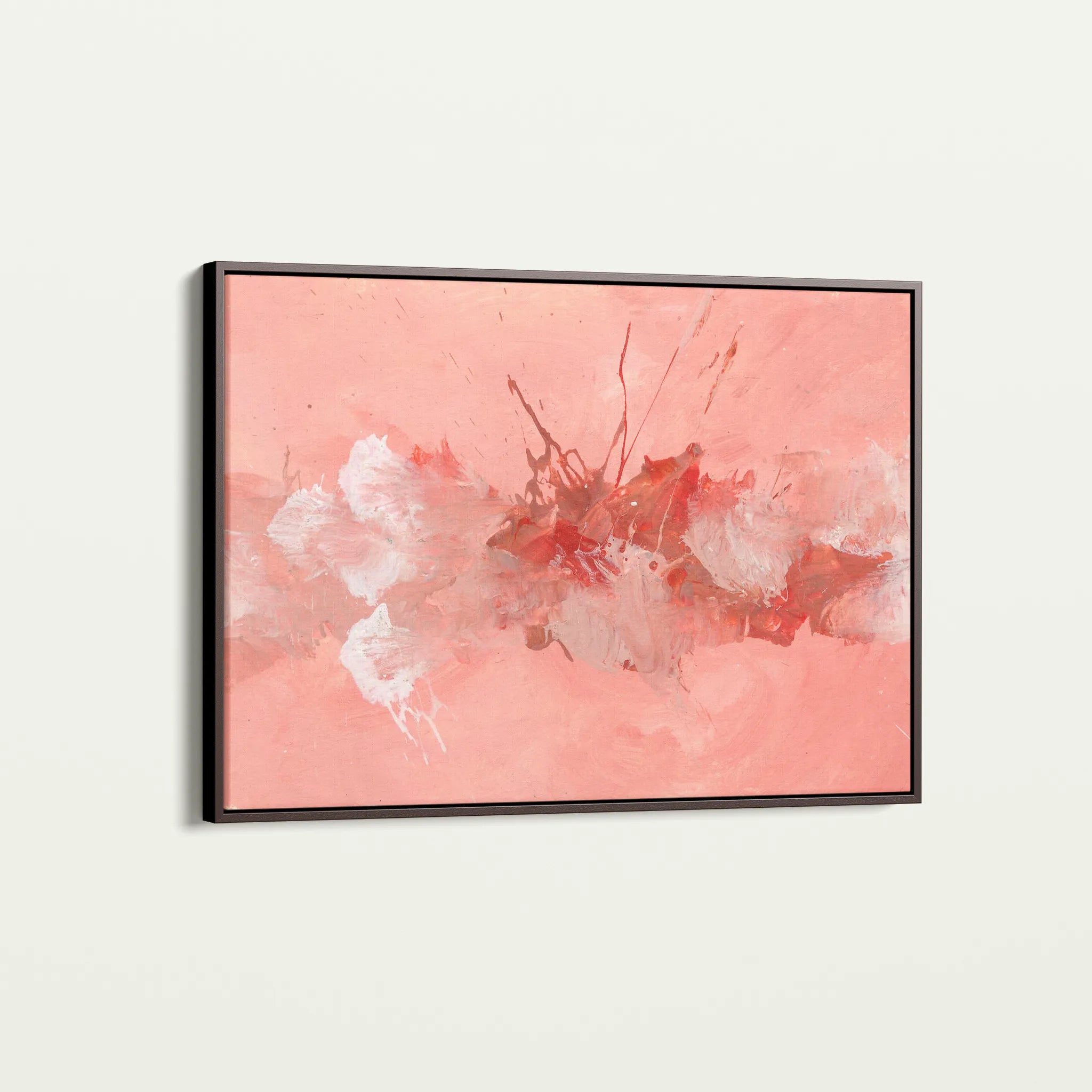 Abstract 260 Canvas Art 60 x 40 cm / Black