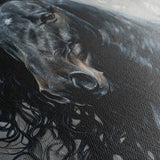 Horses 260 Canvas Art 60 x 40 cm / Black