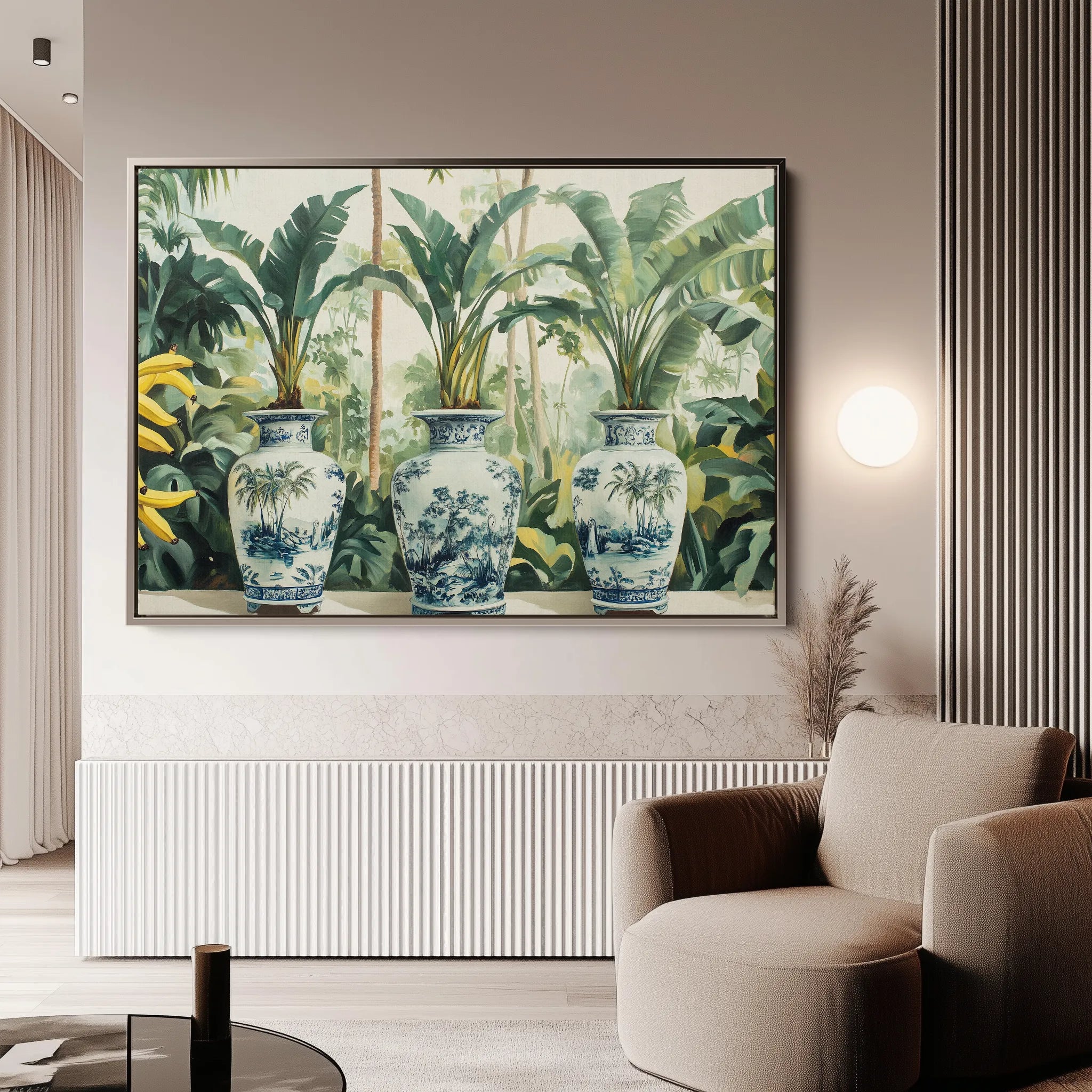Landscape 260 Canvas Art 60 x 40 cm / Black