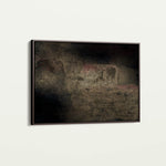 Abstract 261 Canvas Art 60 x 40 cm / Black