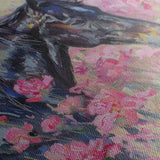 Horses 261 Canvas Art 60 x 40 cm / Black