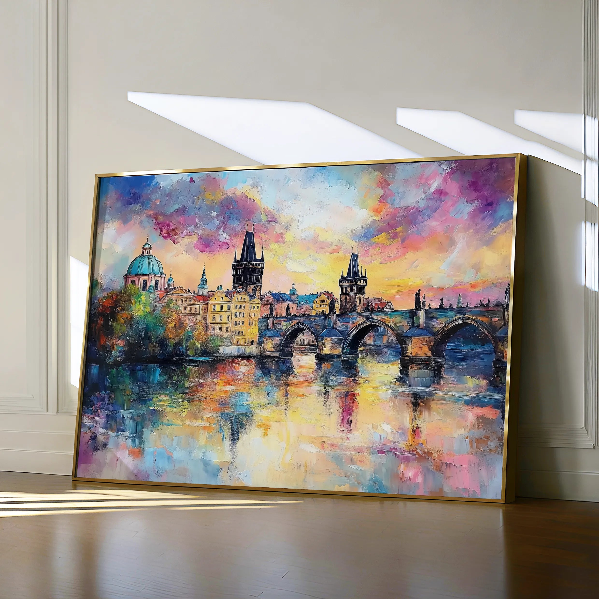 Landscape 261 Canvas Art 60 x 40 cm / Black