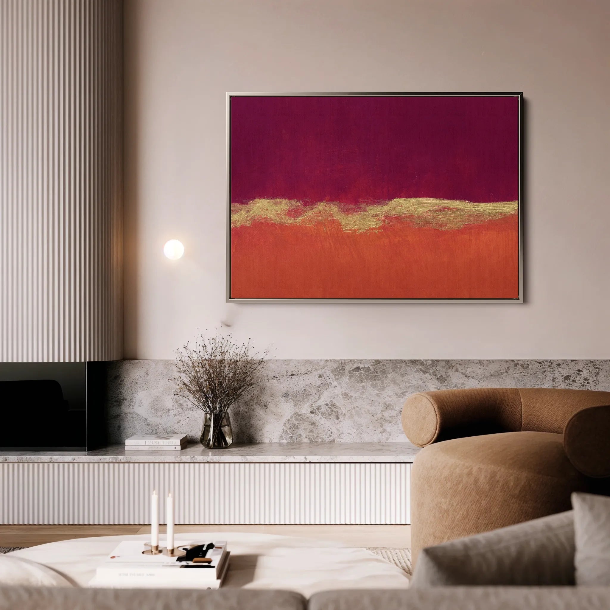 Abstract 262 Canvas Art 60 x 40 cm / Black