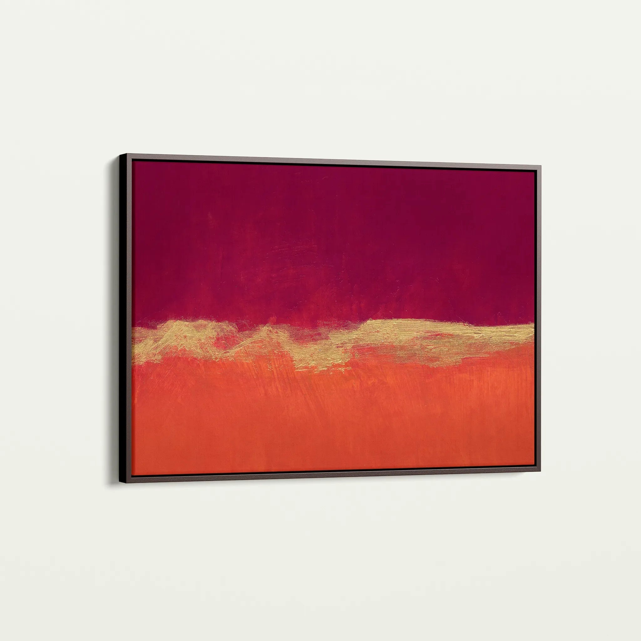 Abstract 262 Canvas Art 60 x 40 cm / Black