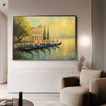 Landscape 262 Canvas Art 60 x 40 cm / Black