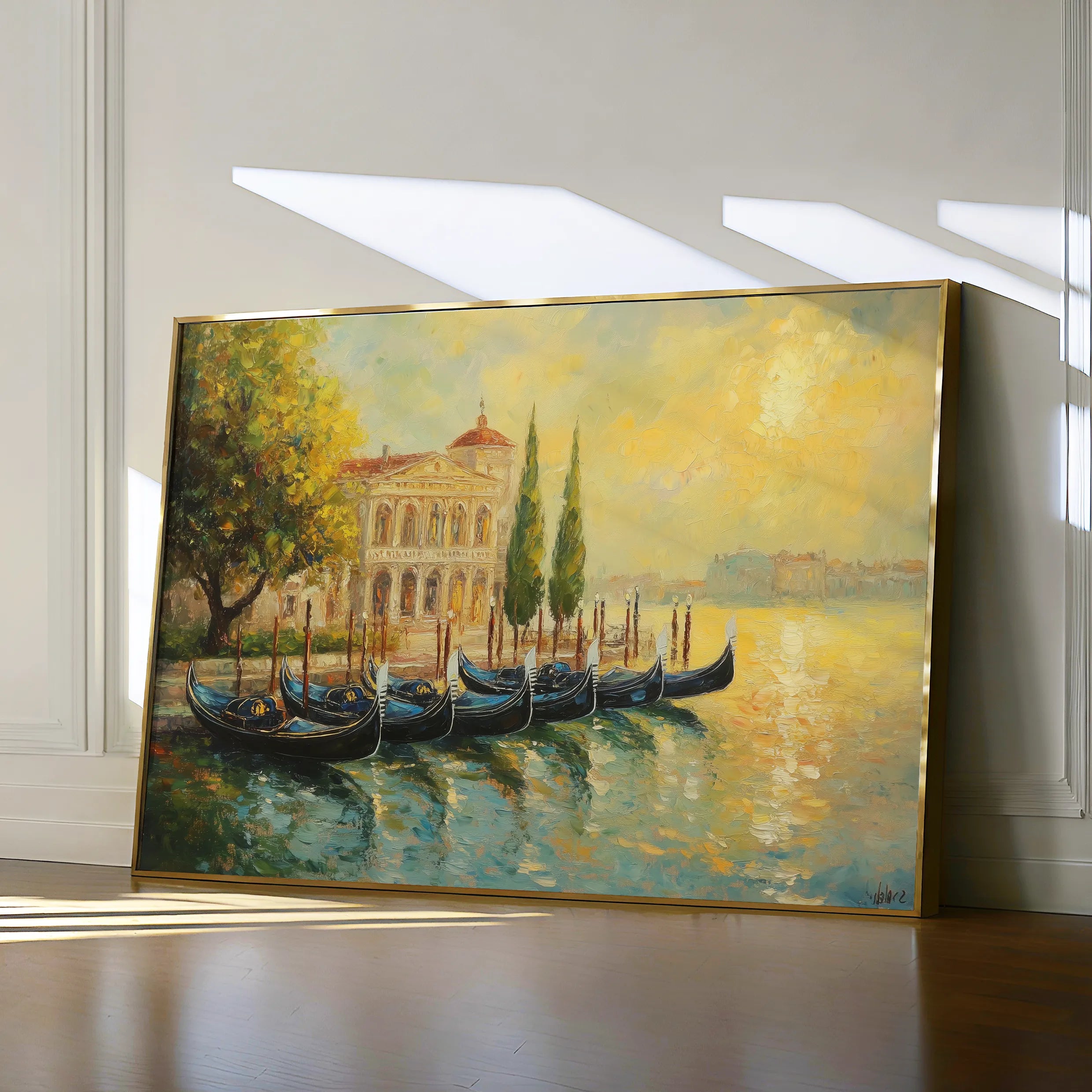 Landscape 262 Canvas Art 60 x 40 cm / Black