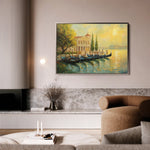 Landscape 262 Canvas Art 60 x 40 cm / Black