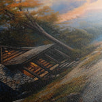 Landscape 263 Canvas Art 60 x 40 cm / Black