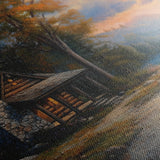 Landscape 263 Canvas Art 60 x 40 cm / Black