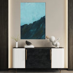 Abstract 264 Canvas Art 60 x 40 cm / Black