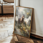 Horses 264 Canvas Art 60 x 40 cm / Black