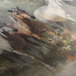 Horses 264 Canvas Art 60 x 40 cm / Black