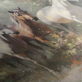 Horses 264 Canvas Art 60 x 40 cm / Black
