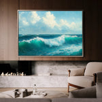 Landscape 264 Canvas Art 60 x 40 cm / Black