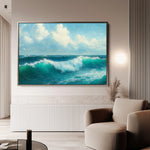 Landscape 264 Canvas Art 60 x 40 cm / Black