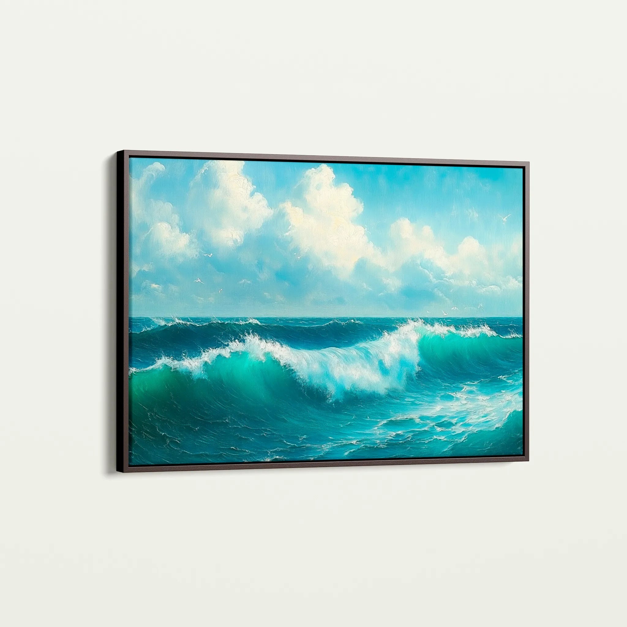 Landscape 264 Canvas Art 60 x 40 cm / Black