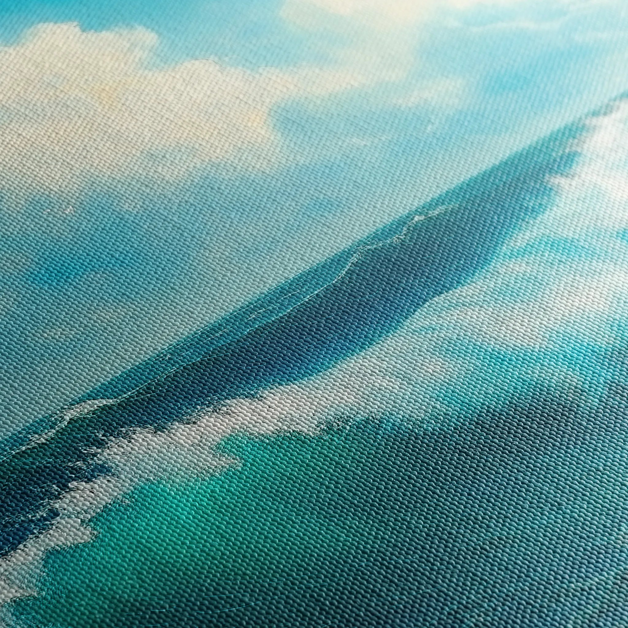 Landscape 264 Canvas Art 60 x 40 cm / Black