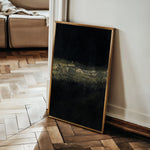 Abstract 265 Canvas Art 60 x 40 cm / Black