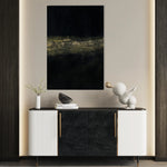 Abstract 265 Canvas Art 60 x 40 cm / Black