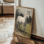 Horses 265 Canvas Art 60 x 40 cm / Black