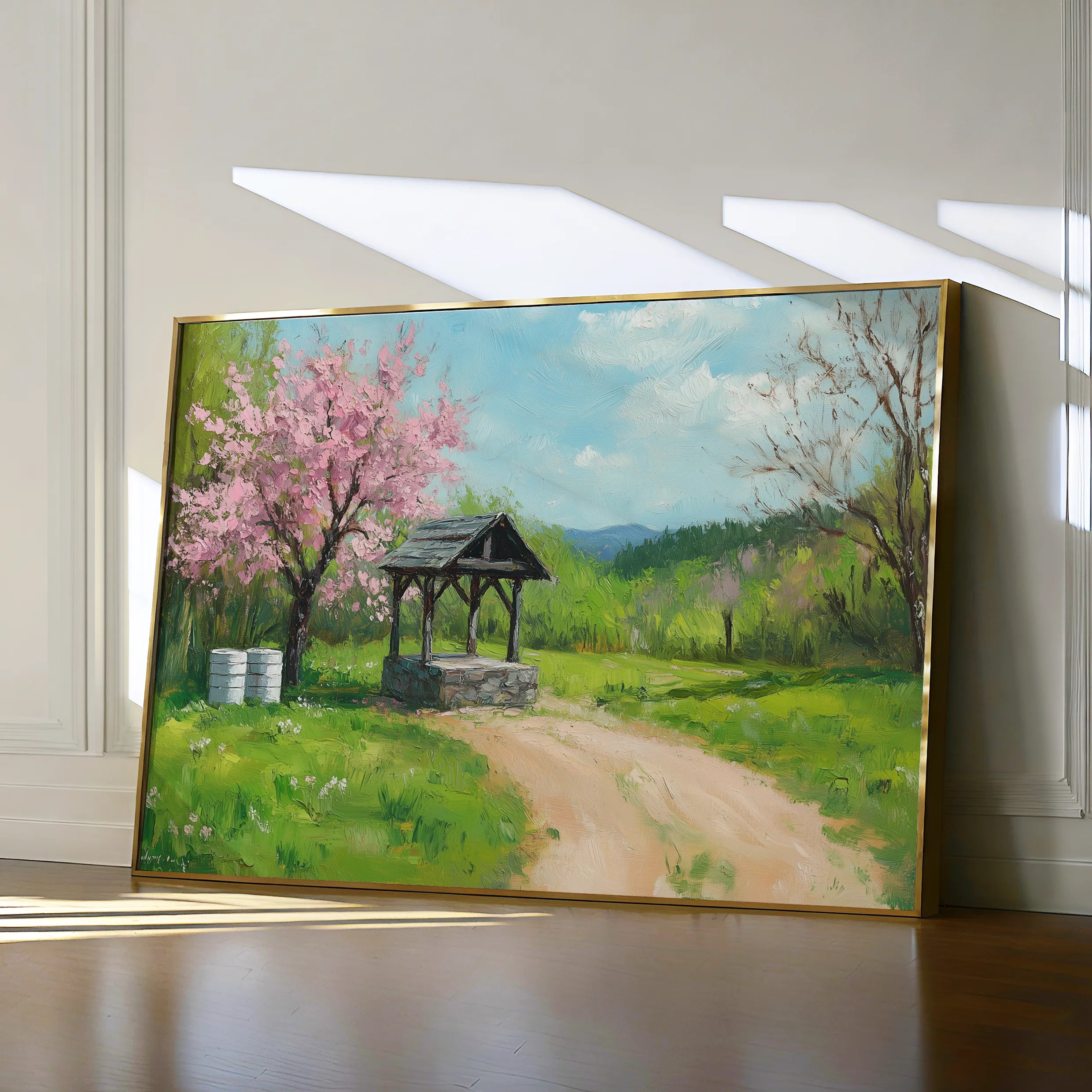 Landscape 265 Canvas Art 60 x 40 cm / Black