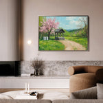 Landscape 265 Canvas Art 60 x 40 cm / Black