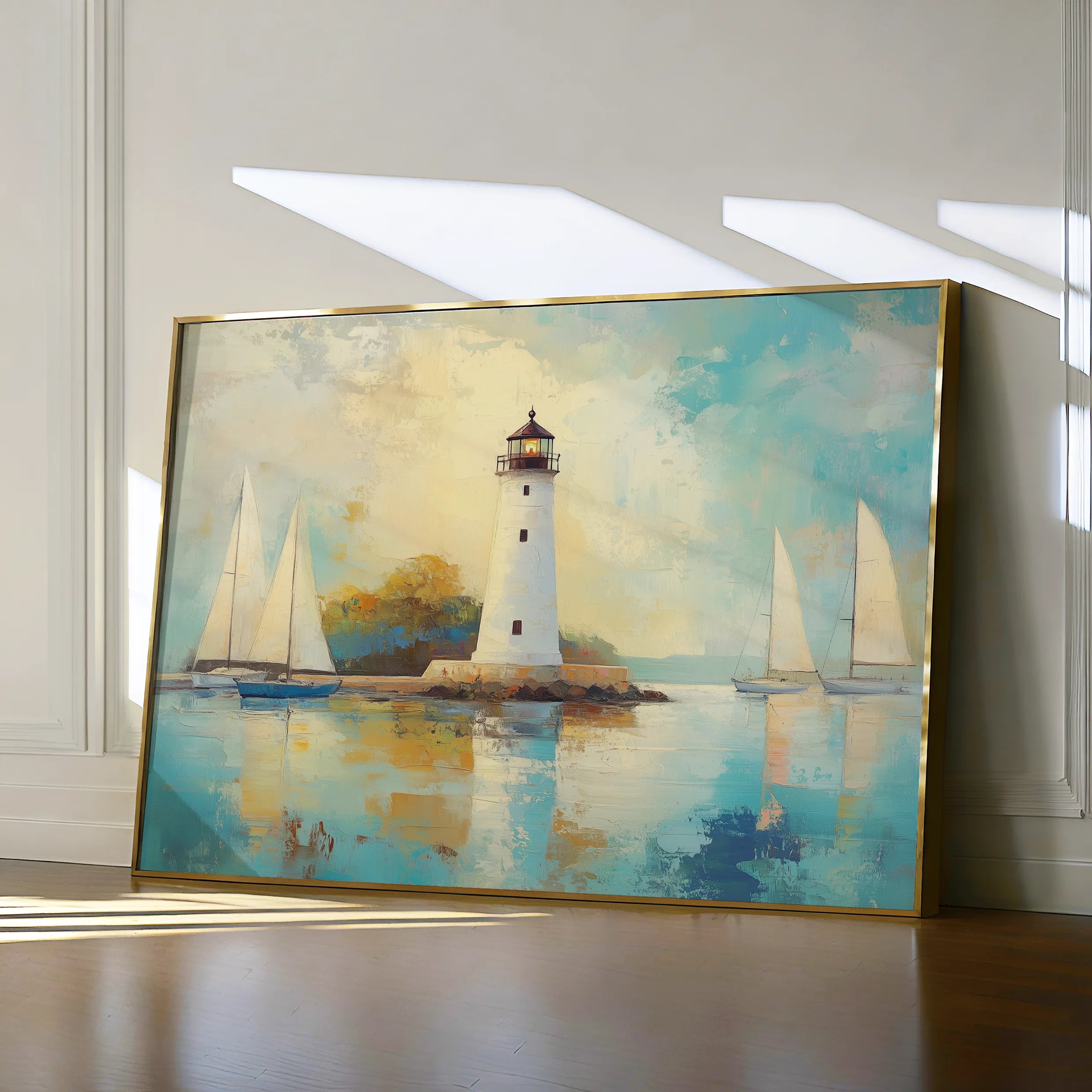 Landscape 266 Canvas Art 60 x 40 cm / Black