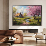 Landscape 267 Canvas Art 60 x 40 cm / Black