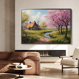 Landscape 267 Canvas Art 60 x 40 cm / Black