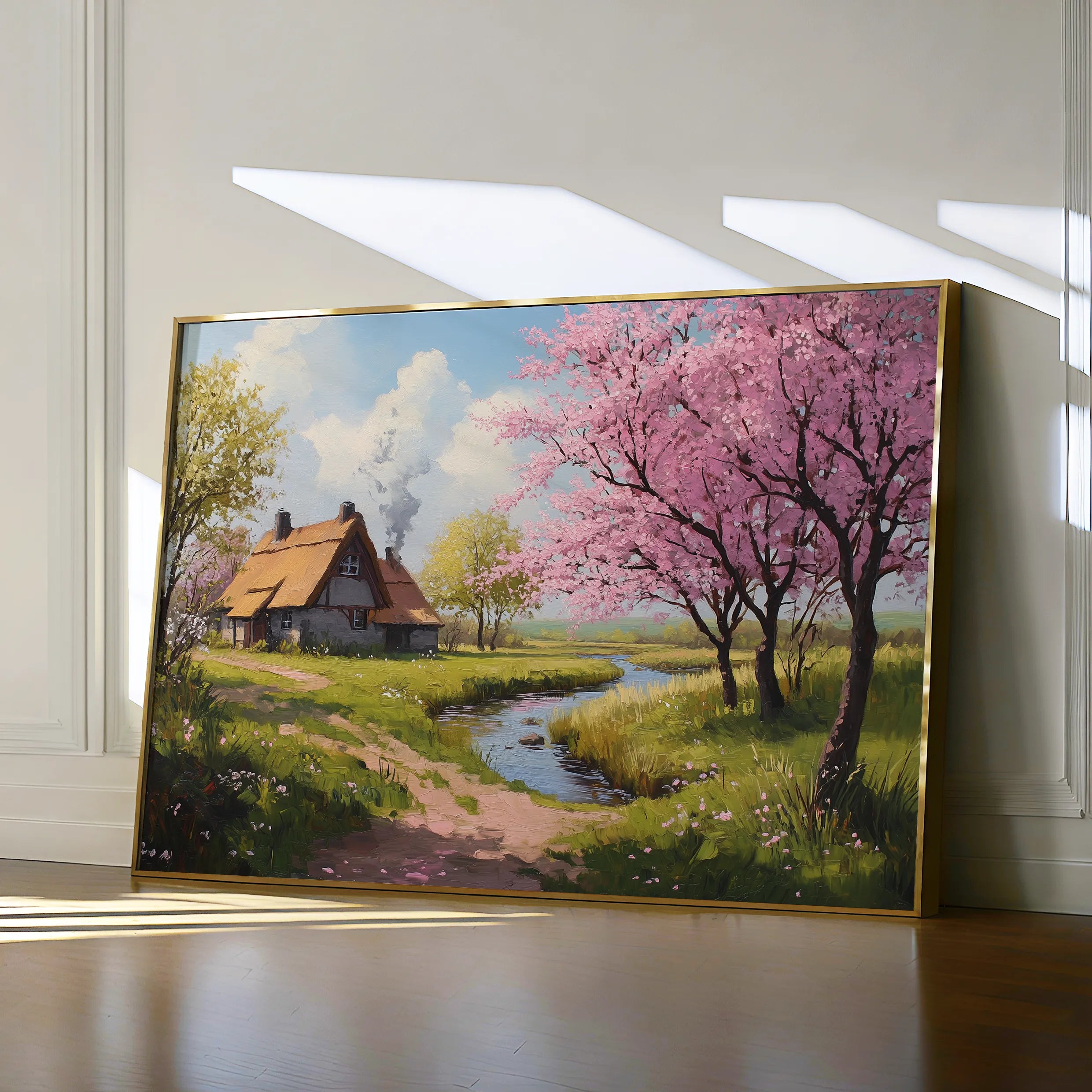Landscape 267 Canvas Art 60 x 40 cm / Black