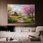 Landscape 267 Canvas Art 60 x 40 cm / Black