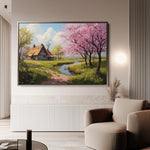 Landscape 267 Canvas Art 60 x 40 cm / Black