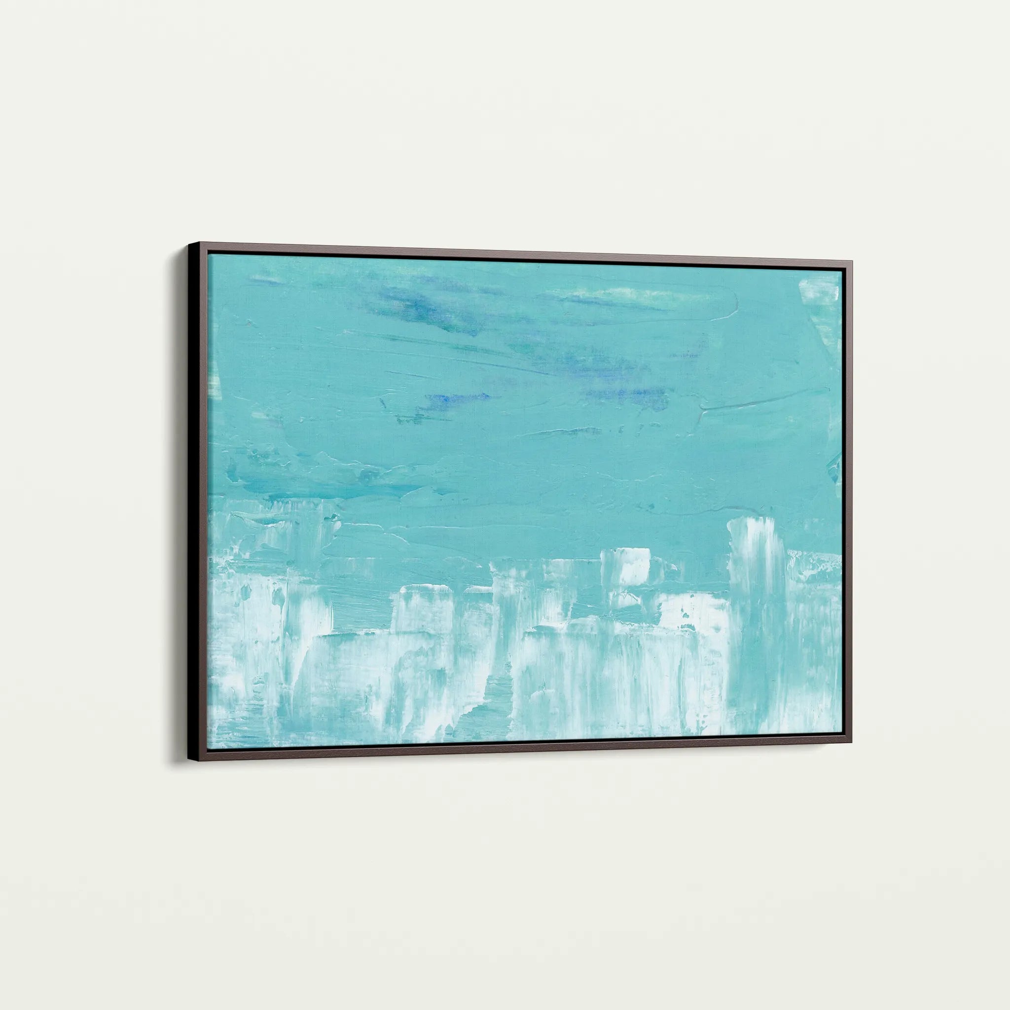 Abstract 268 Canvas Art 60 x 40 cm / Black