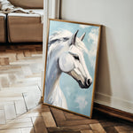 Horses 269 Canvas Art 60 x 40 cm / Black