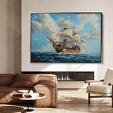 Landscape 269 Canvas Art 60 x 40 cm / Black
