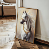 Horses 270 Canvas Art 60 x 40 cm / Black