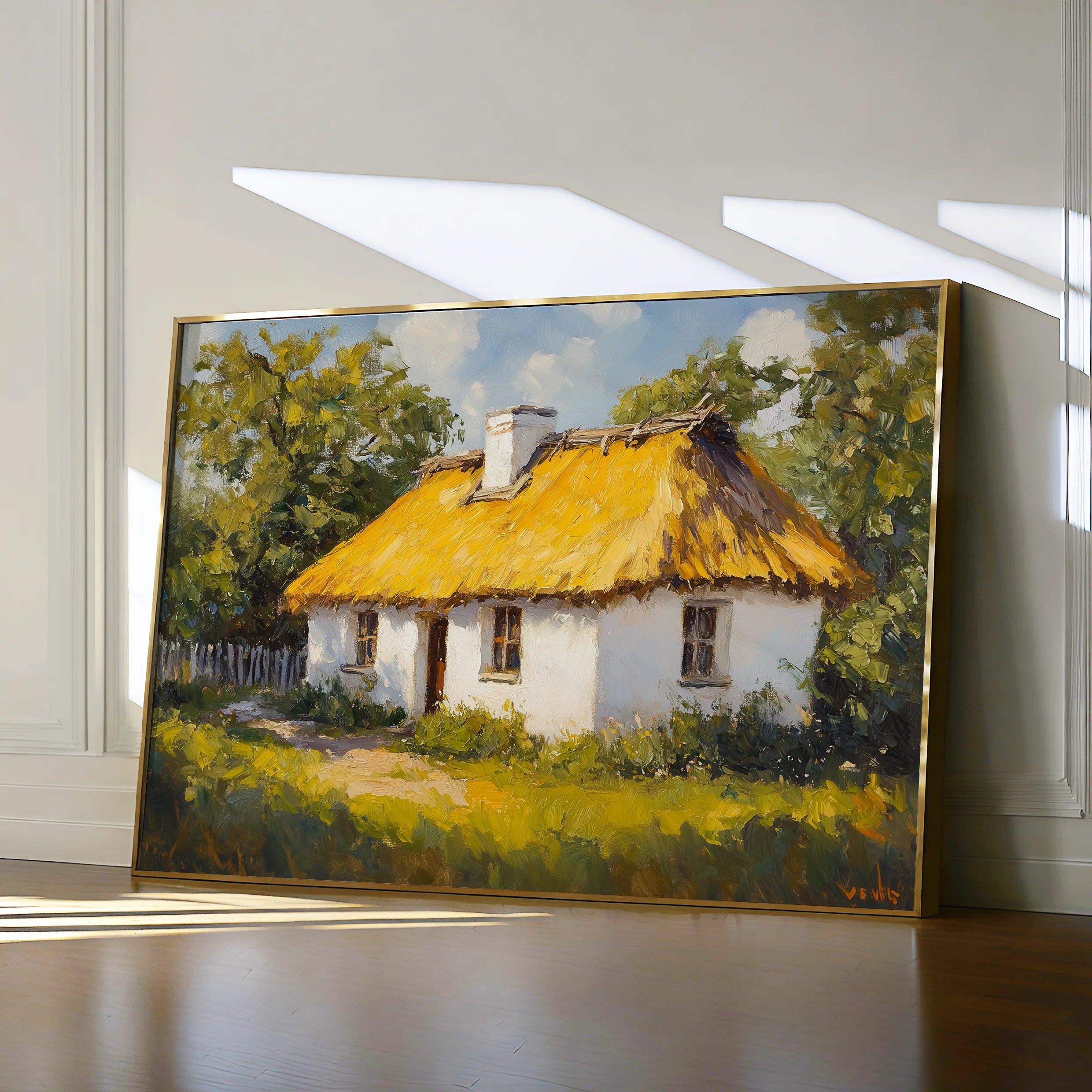 Landscape 270 Canvas Art 60 x 40 cm / Black