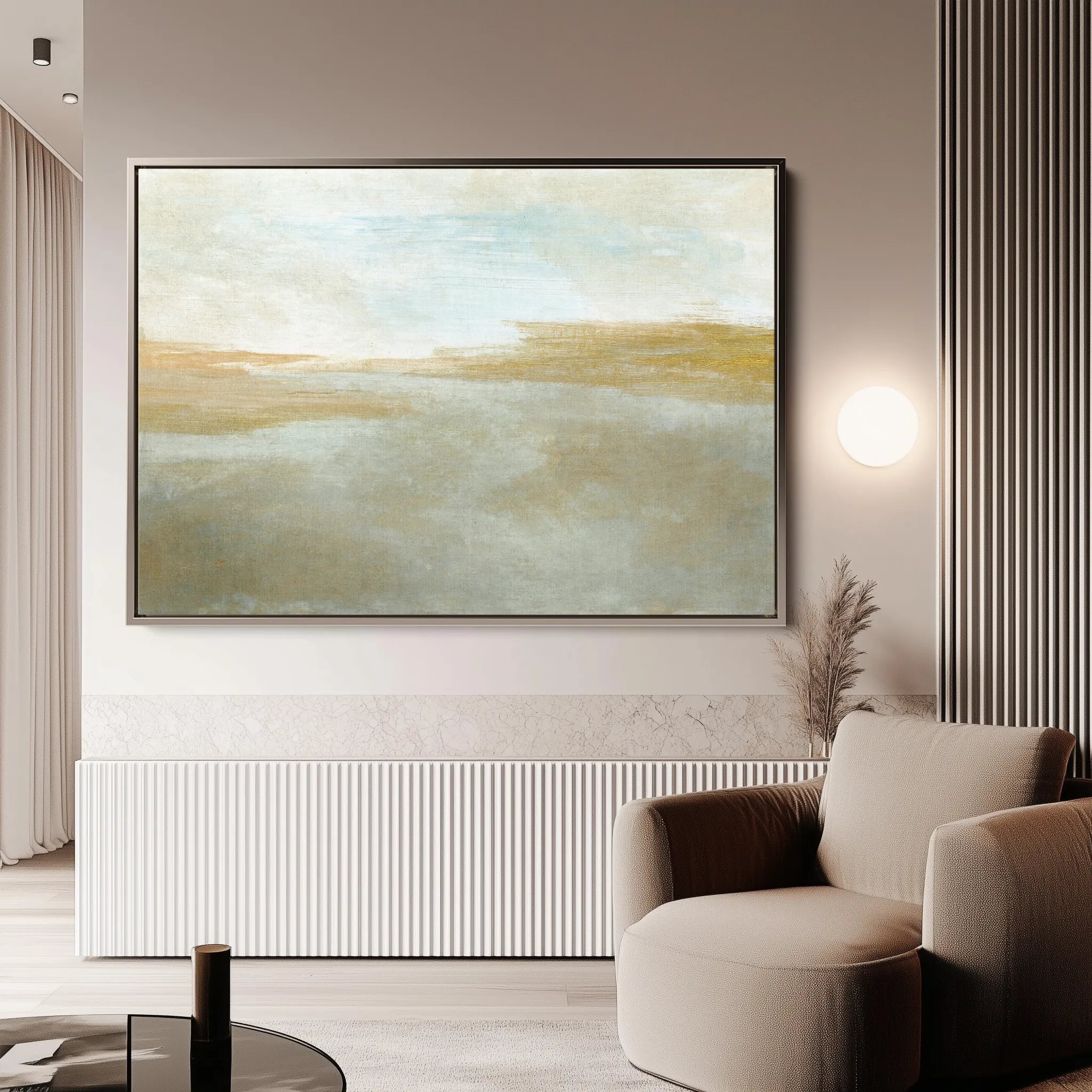 Abstract 271 Canvas Art 60 x 40 cm / Black